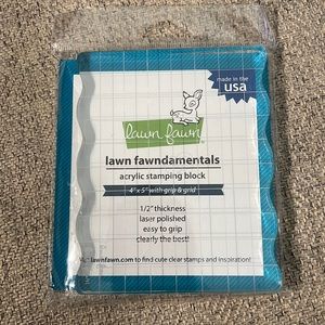 Acrylic stamping block